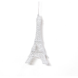 Glitter Eiffel Tower Hanging Decoration