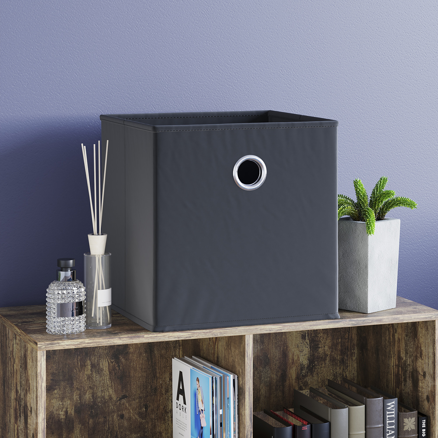 Image of Vida Designs Durham Black Cube Foldable&hellip;