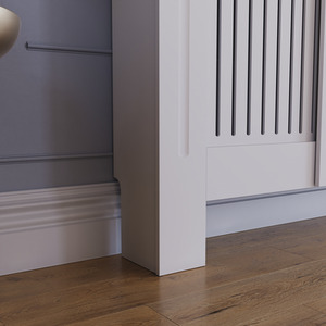 White / 204cm Chelsea Radiator Cover shot 8338420