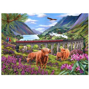 Glenfinnan Ladies BIG 500 Piece Jigsaw Puzzle