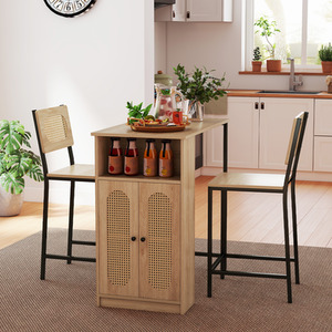 3-Piece Bar Table and Chairs Set