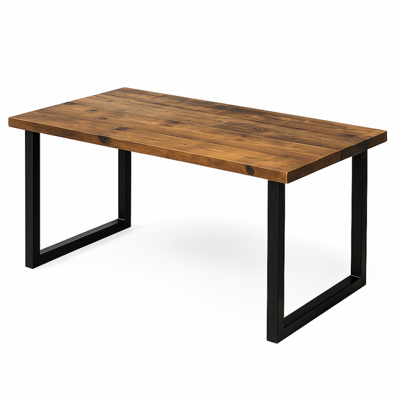 Dark Oak Rustic Office Desk