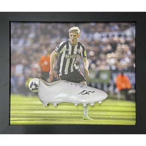 Anthony Gordon Signed and Framed Newcastle United Boot