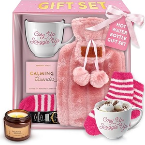 Hot Chocolate Gift Set with Mug, 1.5L Hot Water Bottle  more