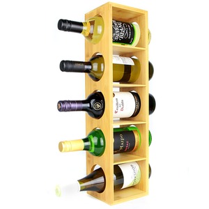 Bamboo Wall Mounted Wine Rack