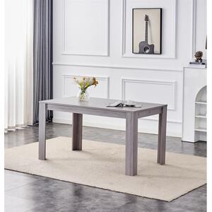 Dining Table Dark Grey Wood Kitchen Place for 4 Seats