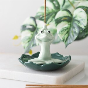 Yogi Frog Incense Holder For Chakra Alignment