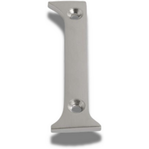 Dzina Satin Chrome Door Number 1 for Wooden and Composite Doors