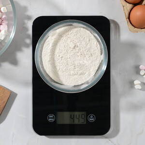 Rechargeable Glass Kitchen Scale