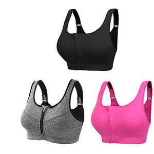 Posture Supportive Front Zip Sport Bra