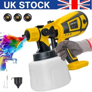 Cordless HVLP sprayer for DeWalt eighteen volts XR batteries