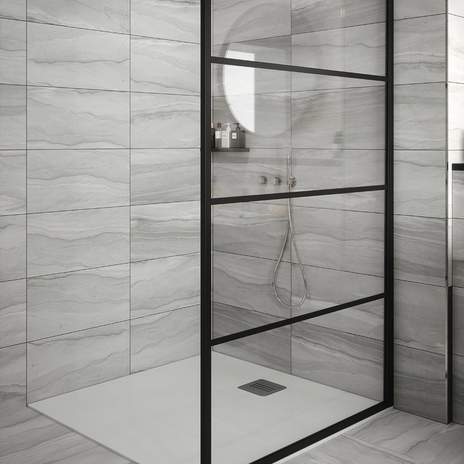 Johnson Tiles Haven Stone Effect Matt Wall Tiles - Slate