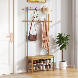 Bamboo Coat Rack