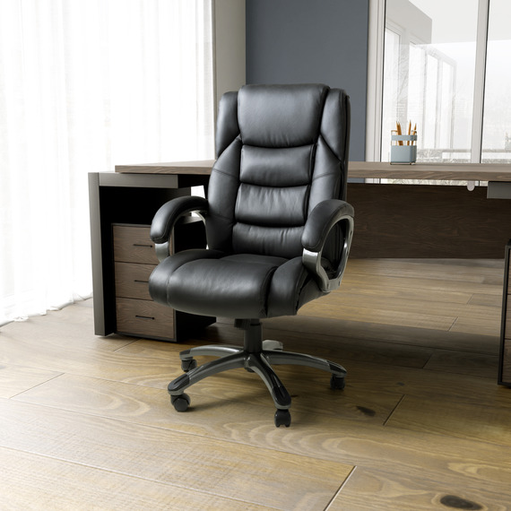 Regent Executive Leather Faced Office Chair