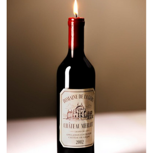 Realistic Wine Bottle Candle