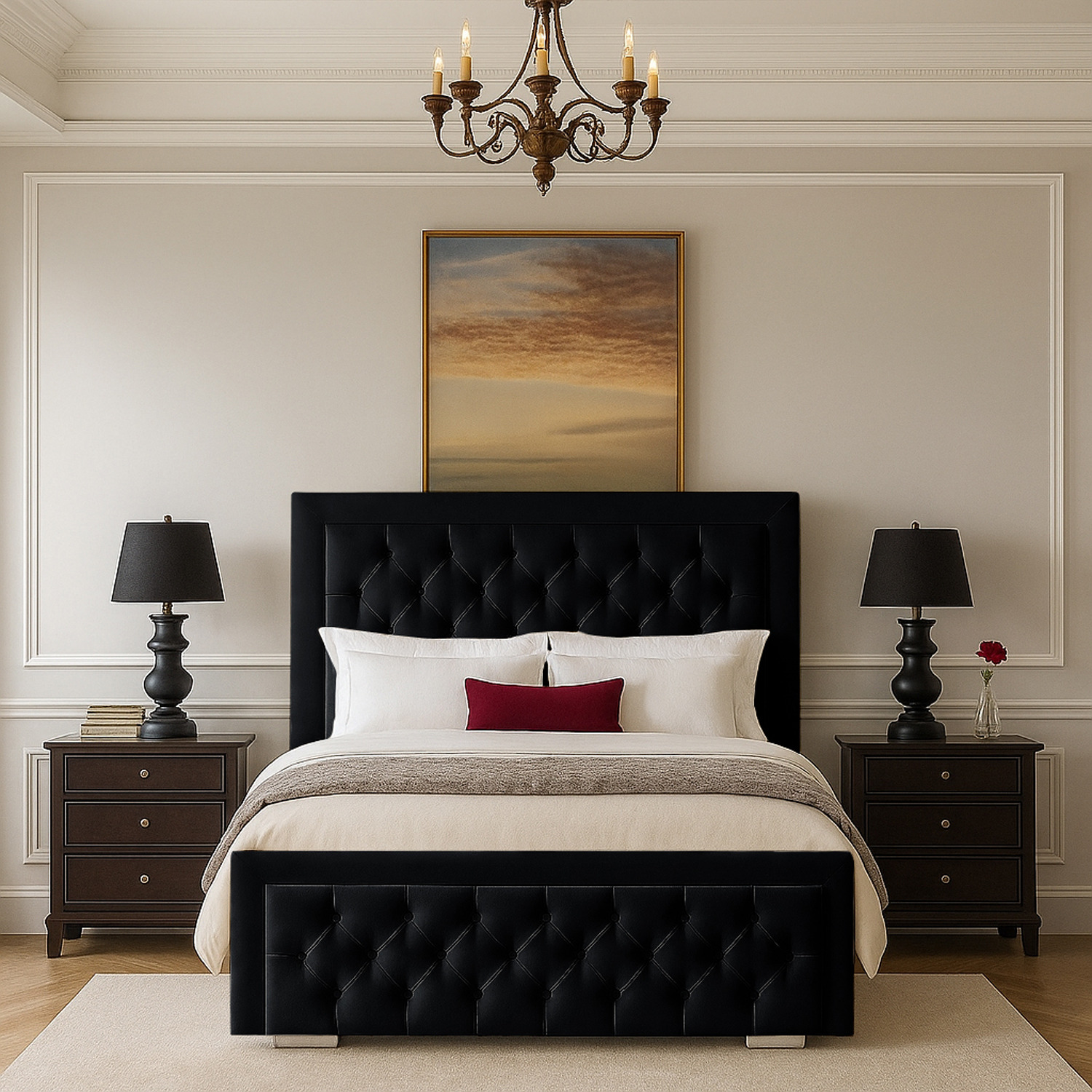 Kinsley Bed Frame - Black Small Double