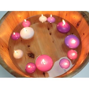 Small Romantic Unscented Floating Candle
