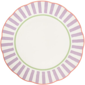Candy Stripes Dinner Plate