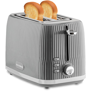 Innoteck 2 Slice Toaster Extra Wide Slots with 7 Browning Levels 800W