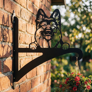 German Shepherd Hanging Basket Bracket