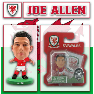 SoccerStarz Wales Joe Allen 5cm Figure