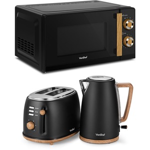 Fika Microwave, Kettle and 2 Slice Toaster Set