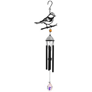 Silhouette Blue Tit Wind Chime