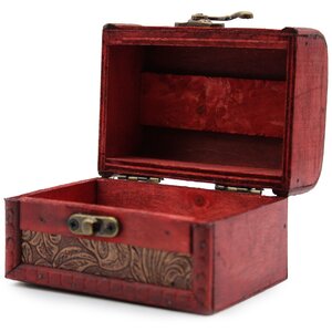 Colonial Floral Embossed Vintage Gift Jewelry Boxes