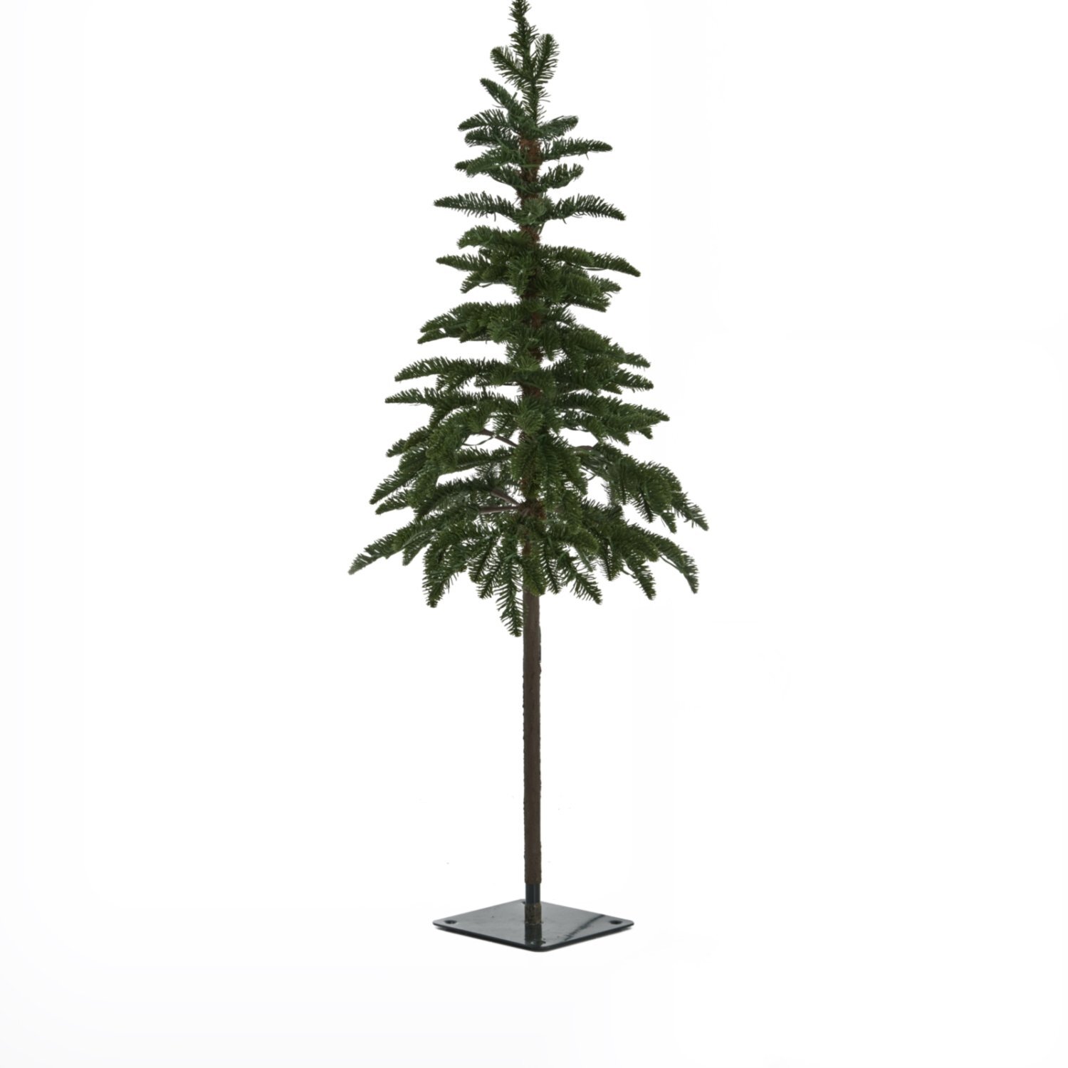 Medium Green Woodland Pre Lit LED Christmas Tree for Home Retail - Green
