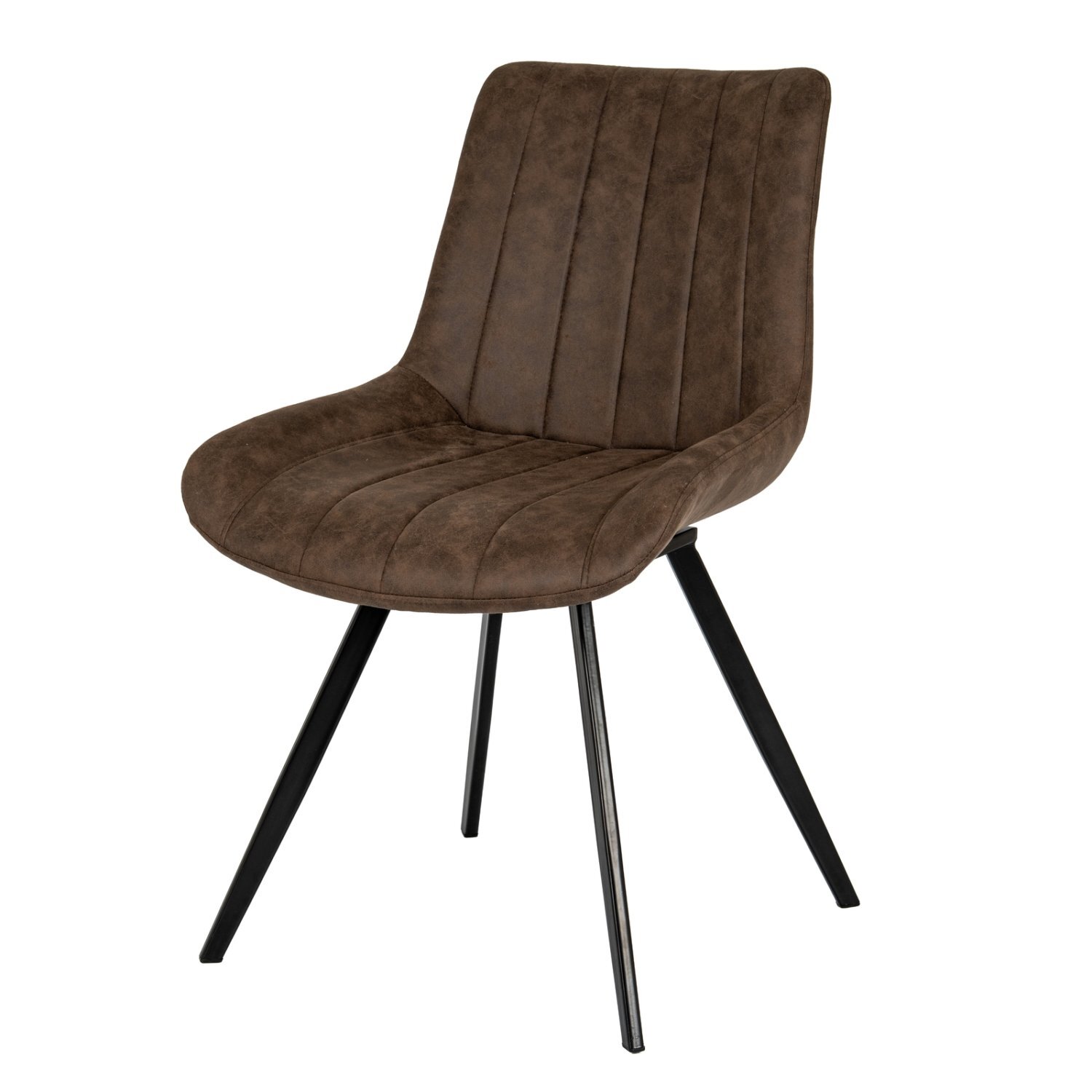 Malmo Coffee Swivel Dining Chair Modern Comfortable Stylish - Brown