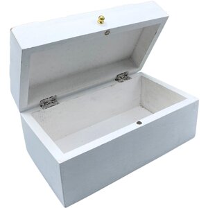Vintage Deco Multi Purpose Box White Diamonds