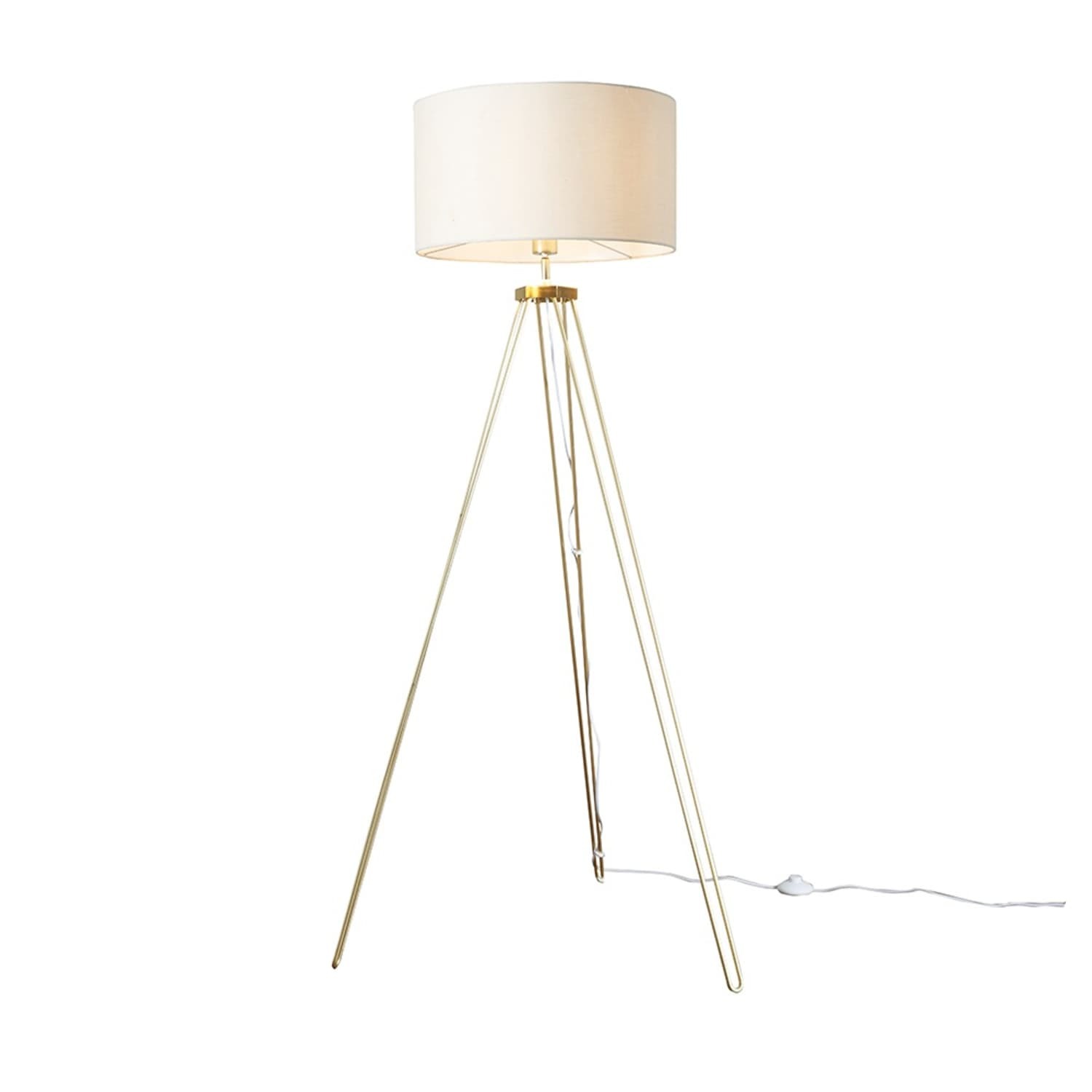 Valuelights Unisex Gold Floor Lamp Size 1 - Image 3