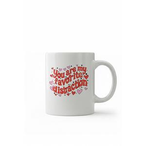 Favorite Distraction Ceramic Mug Romantic Love Gift