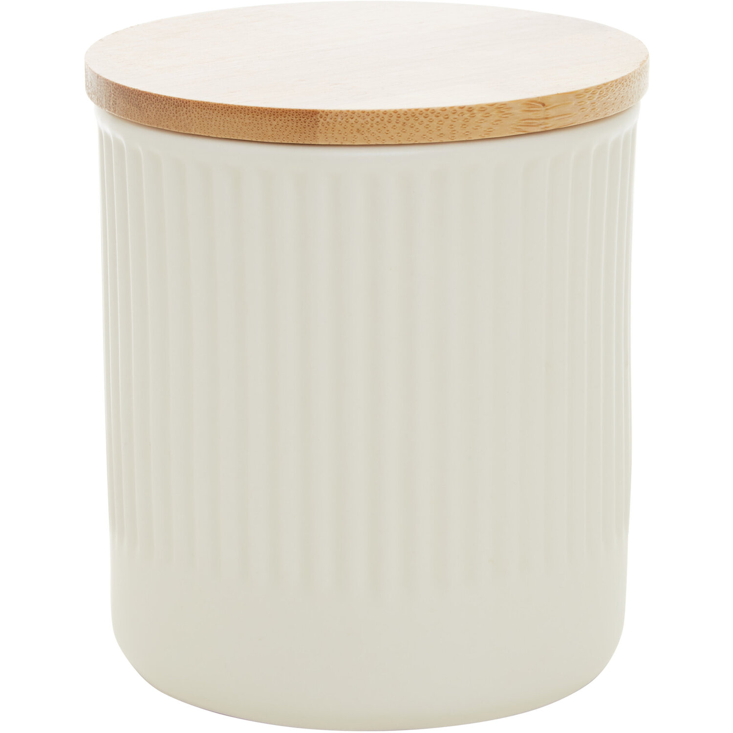 Geome Cream 550ml Storage Canister - Cream