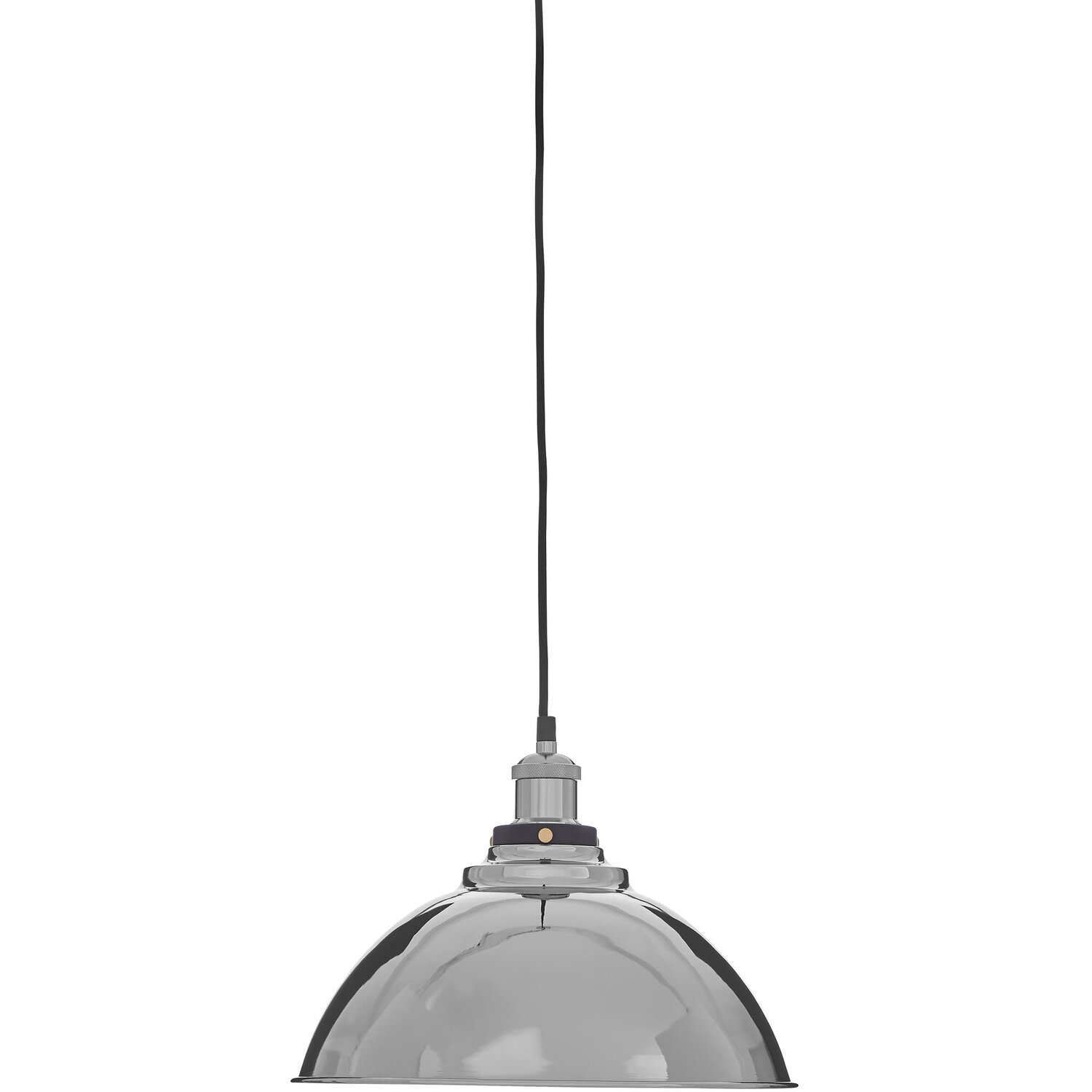 New Foundry Iron And Aluminium Pendant Light - Silver