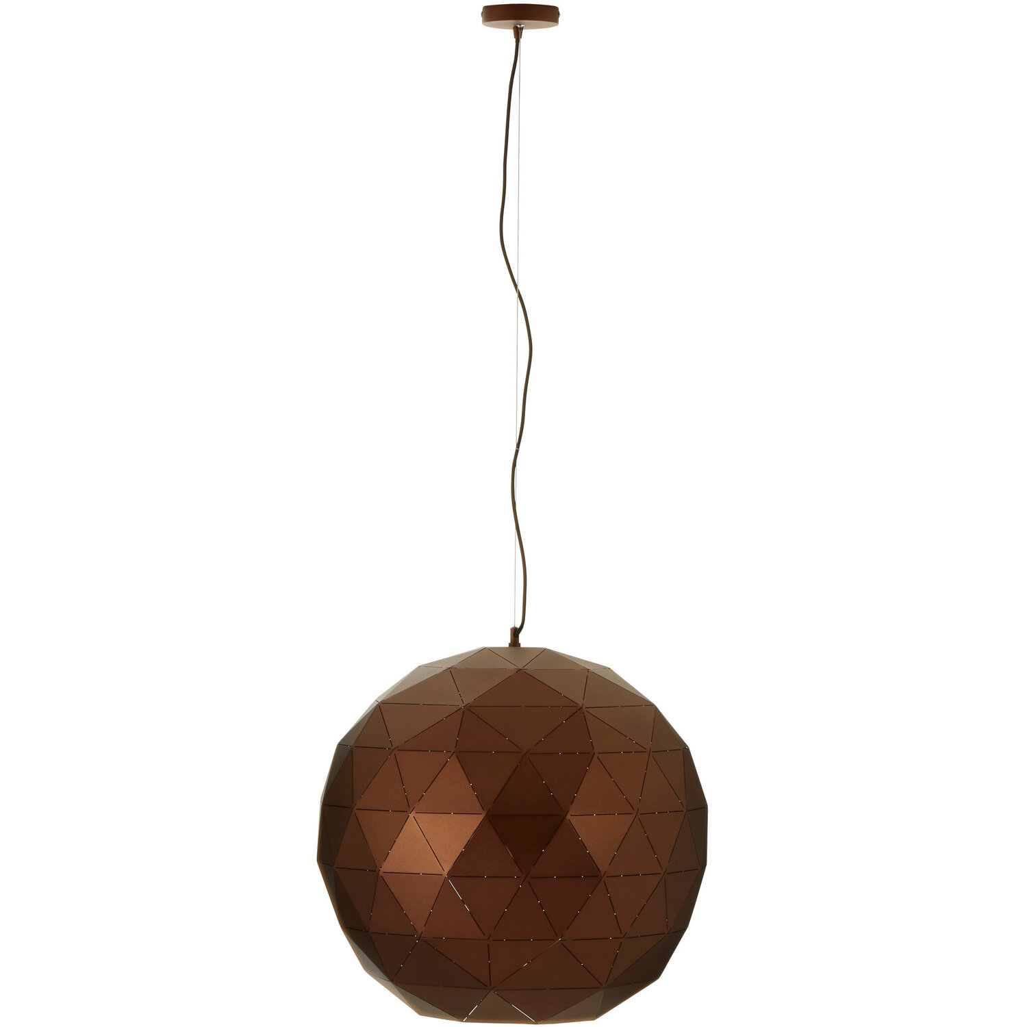 Mateo Large Coffee Finish Pendant Light - Brown