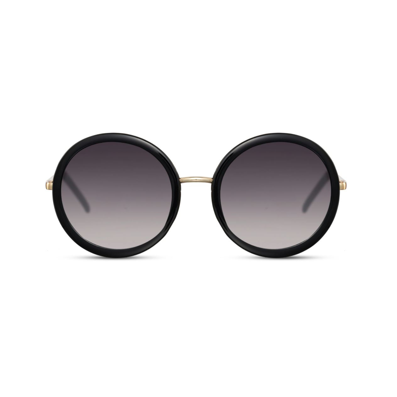 Sunglass Station Vista Round Unisex Sunglasses - Gold
