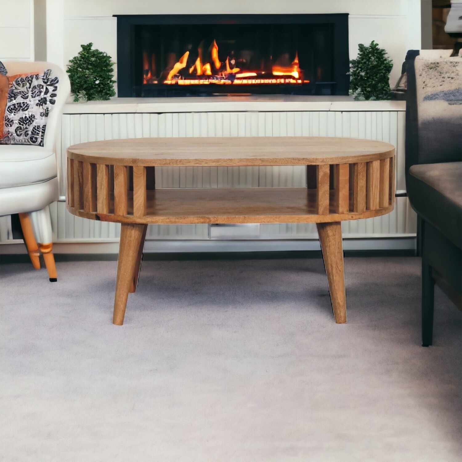 Artisan Furniture Solid Wood Ariella Coffee Table - Beige