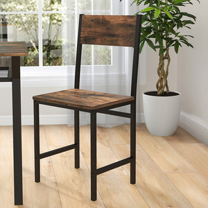 Set of 2 Armless Dinner Chairs