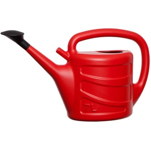 Red 7L Watering Can Rose Head Outdoor Water Can shot 14189889