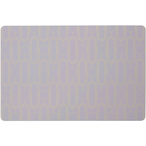 Frosted Deco Set of 4  Lilac Placemats