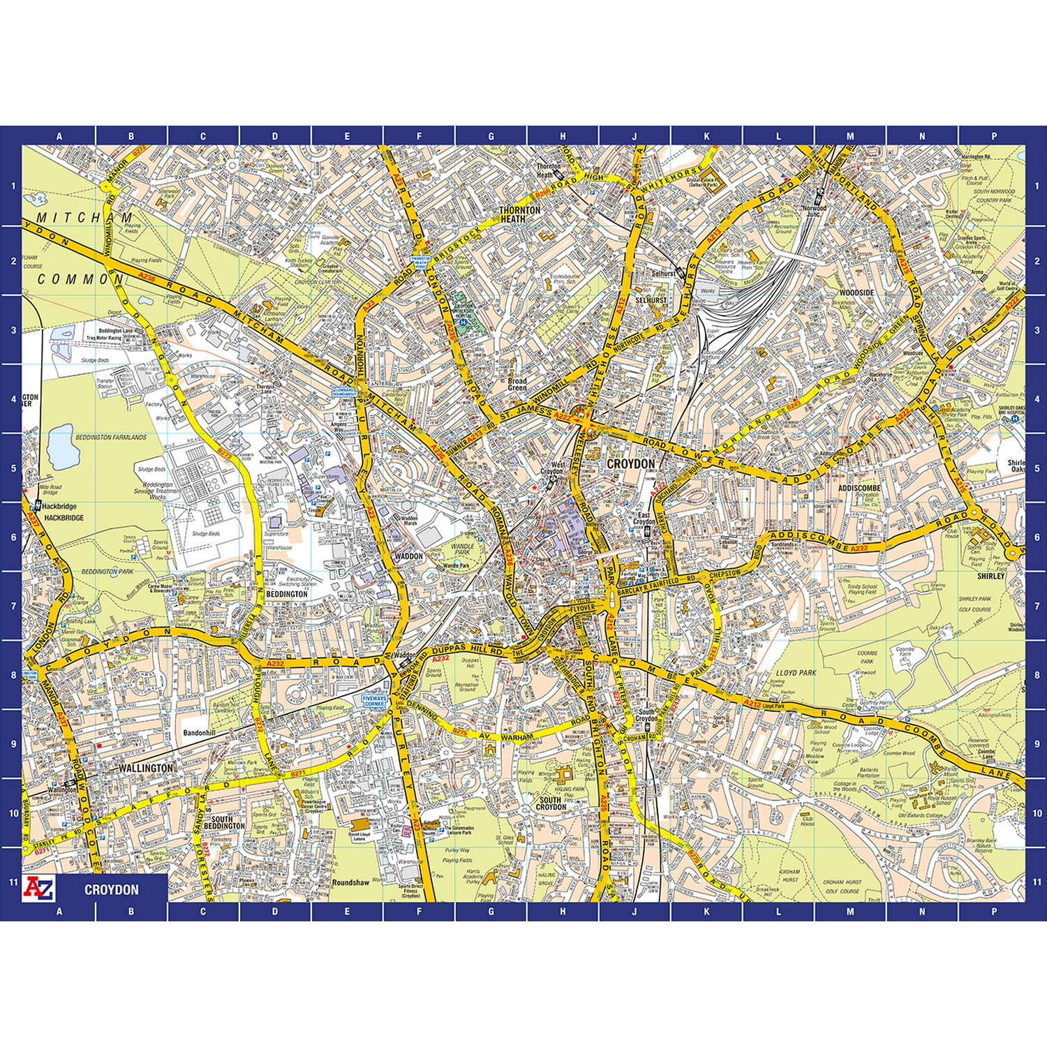 A-Z Map of Croydon 1000 Piece Jigsaw