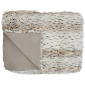 Bosie Lamina Animal Print Fur Throw