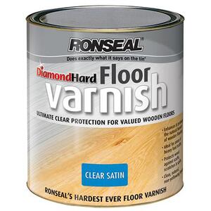 Diamond Hard Floor Varnish Satin 2.5 Litre