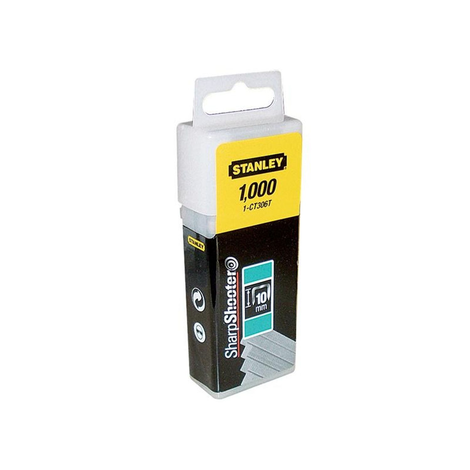 Stanley Hand Tools Flat Narrow Crown Staples - Multi Colour