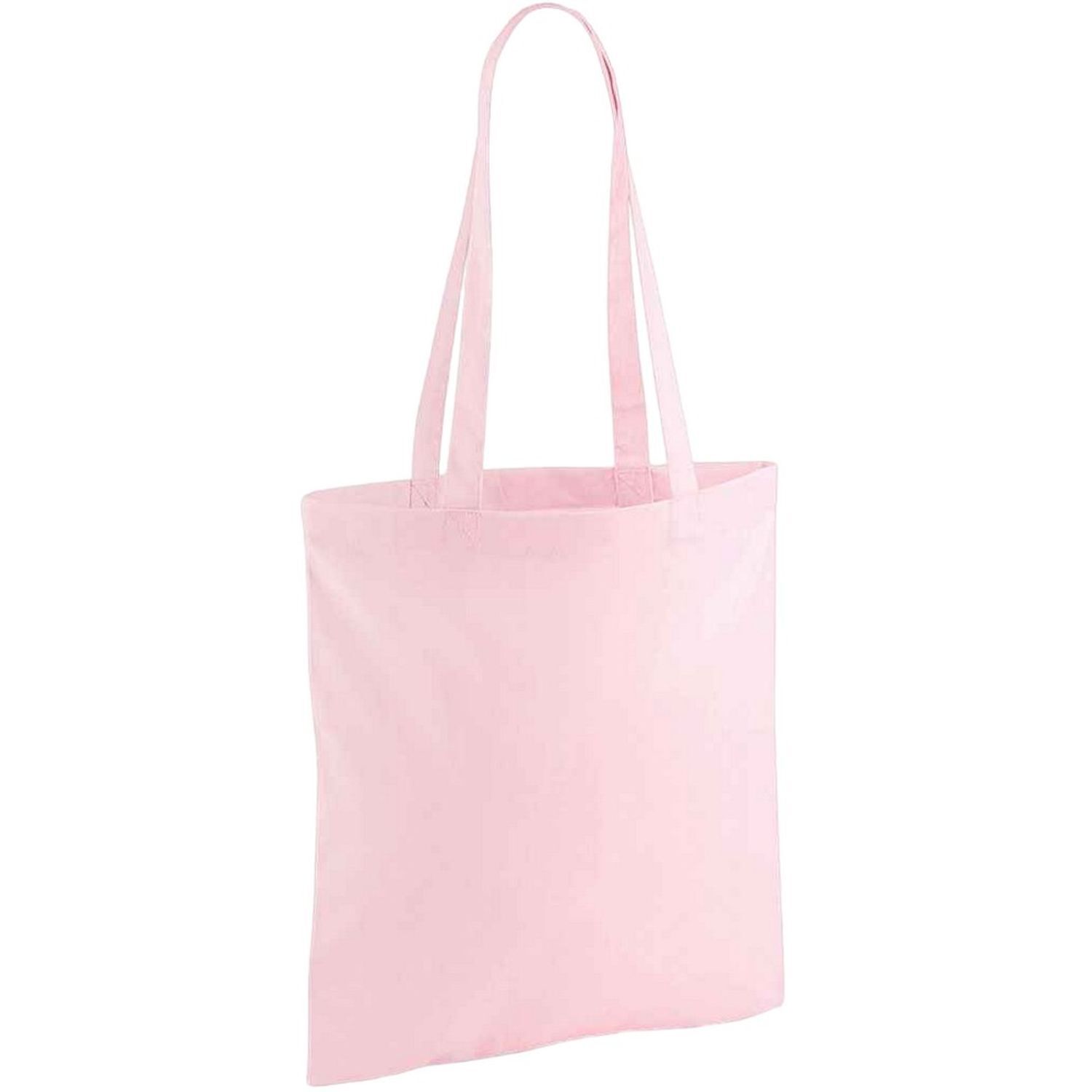 Westford Mill Bag For Life Long Handle Tote Bag - Pastel Pink