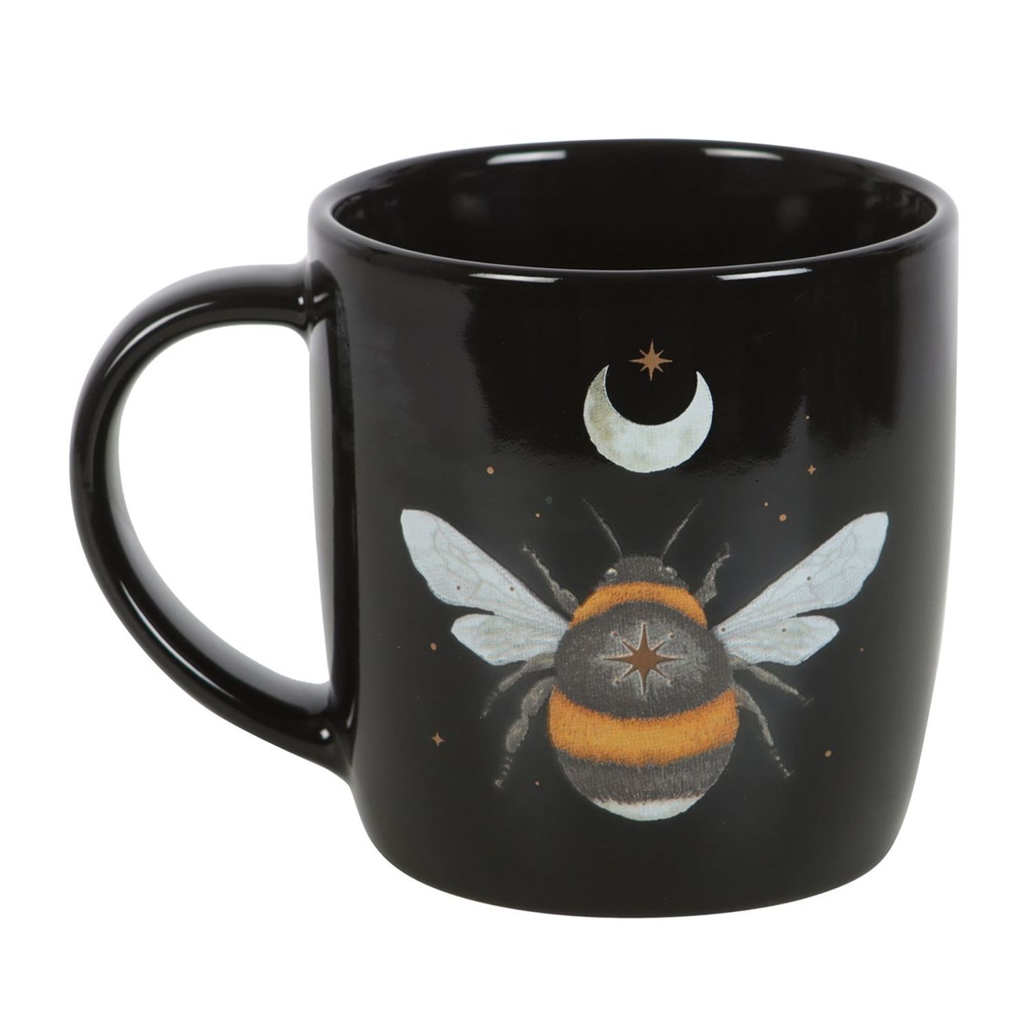 Something Different Forest Bee Mug - Black/White