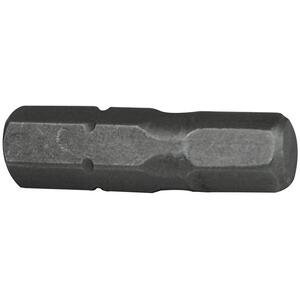 Faithfull Hex 6 S2 Grade Steel Screwdriver Bits X 25mm Pack Of 3