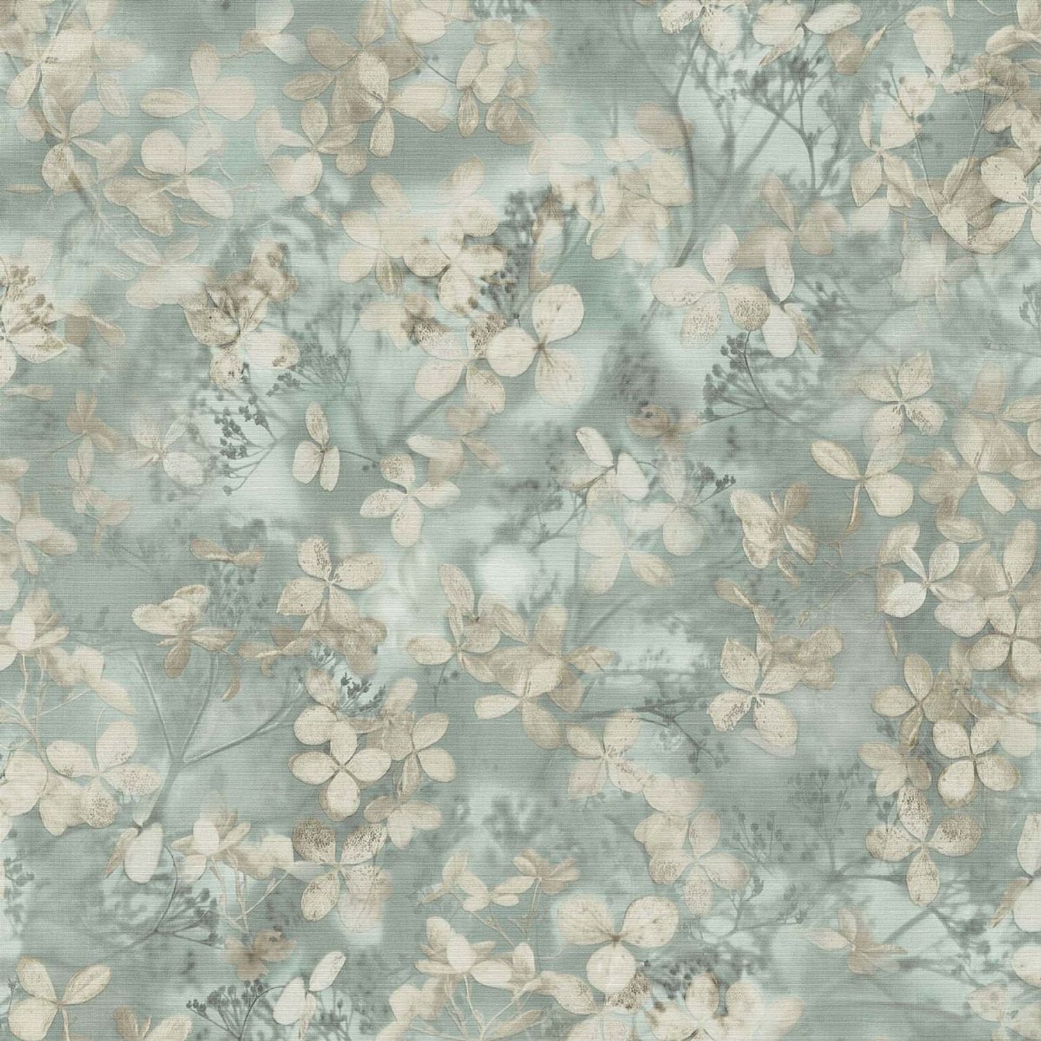 Erismann Play Of Light Blossom Vinyl Textured Wallpaper - Sage