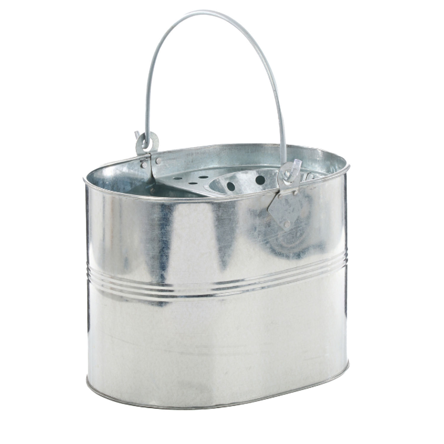 Image of Leecroft Heavy Duty Galvanised Mop Bucket&hellip;